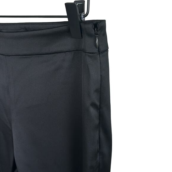 Theory Seamed Satin Legging Ankle Zippers - Picture 8 of 11